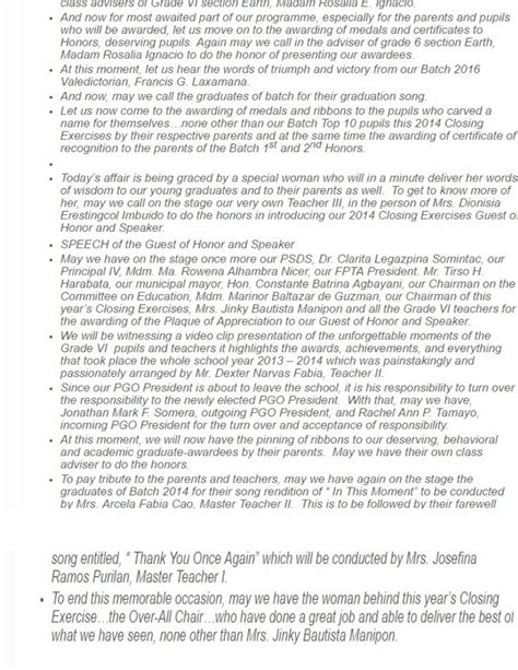 Image result for MC Graduation Ceremony Script