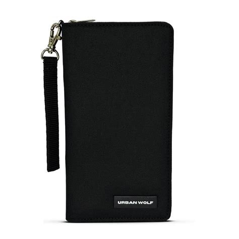 URBAN WOLF Passport Wallet UnisexTravel Size Passport Holder Travel ...