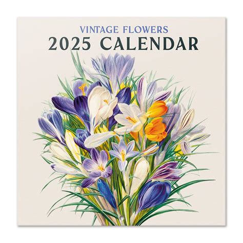 Buy Grupo Erik Wall 2025 - Flowers | 12" x 12" Square 2025, Wall ...
