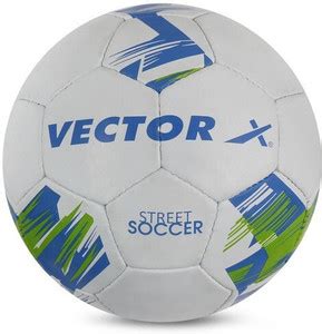VECTOR X STREET SOCCER Rubberised Hand Stitched Football - Size: 5 ...