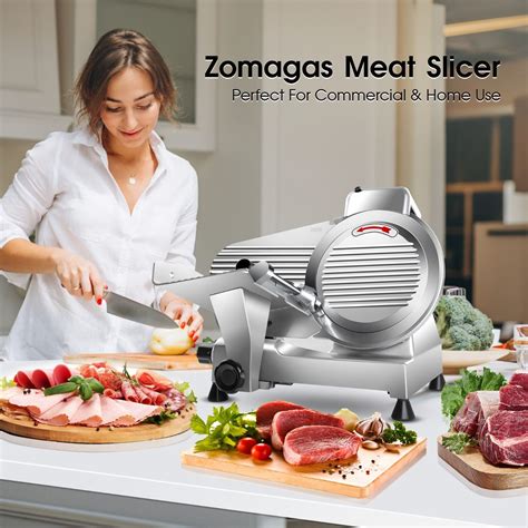 Commercial Meat Slicer 10" Blade Electric Frozen Meat Cheese Food ...