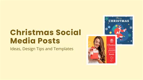 Christmas Social Media Posts: Ideas, Design Tips and Templates