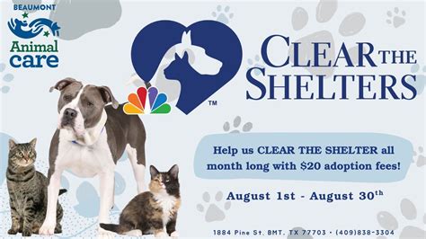 Clear The Shelters Adopt-A-Thon, 1884 Pine St, Beaumont, TX, United ...
