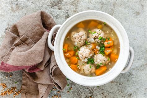 Savory Ground Beef Meatball Soup : r/mincerecipes