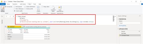 Subgroup Index Power Query 的图像结果