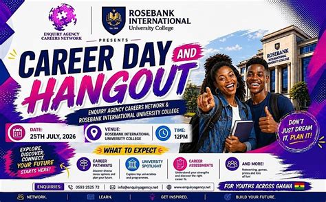 Career Day And HangOut, Rosebank International University College ...