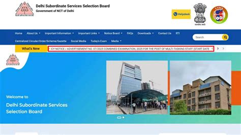 DSSSB MTS 2025 notification released at dsssb.delhi.gov.in: Check ...