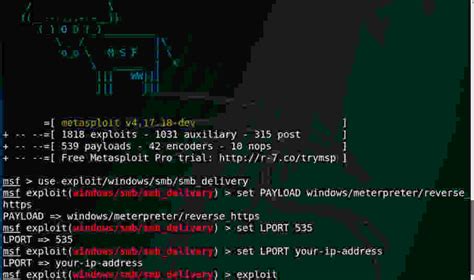 Image result for SMB Exploit Metasploit
