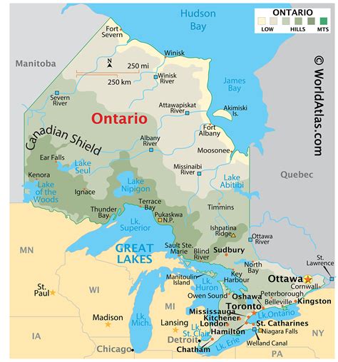 Where Is Ontario In Canada Map - Infoupdate.org