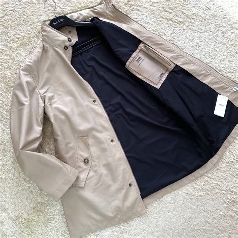 【未使用に近い】未使用級XXL～XL.LL!ARMANI COLLEZIONIステンカラーコート スタンドカラー52ベージュ最高級黒タグレインコート伊アルマーニ コレッツォーニの落札情報詳細 ...