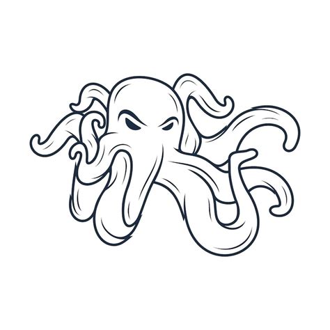 Octopus outline design Images - Free Download on Freepik
