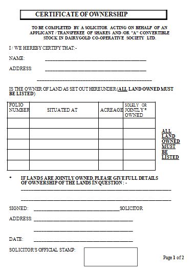 Ownership Document Format 的图像结果