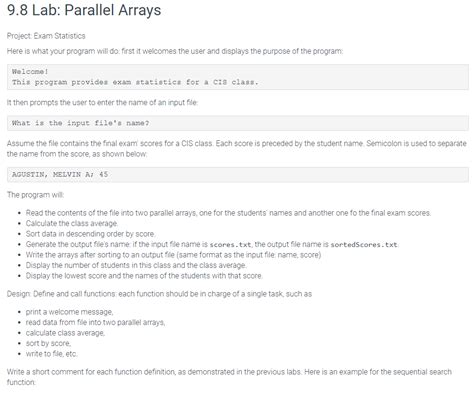 Parallel Arrays in Python Cengage 的图像结果