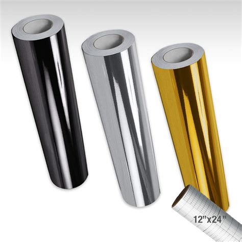 VViViD Chrome Multi-Color Gloss DECO65 Permanent Adhesive Craft Vinyl ...