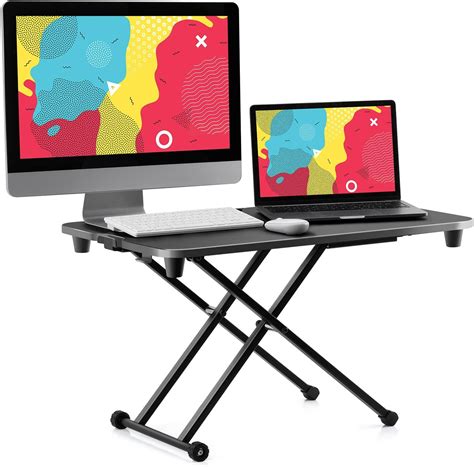 Buy Standing Desk Converter Height Adjustable Stand Up Desktop Riser ...