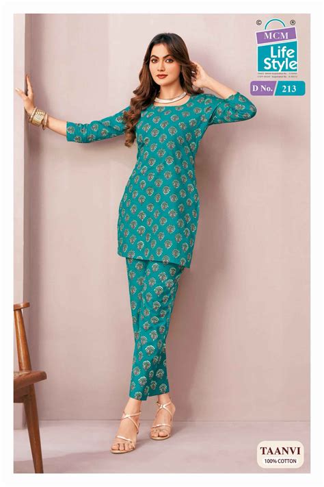 MCM Lifestyle Taanvi Vol 2 Vertican Co Ord Set Wholesale Price