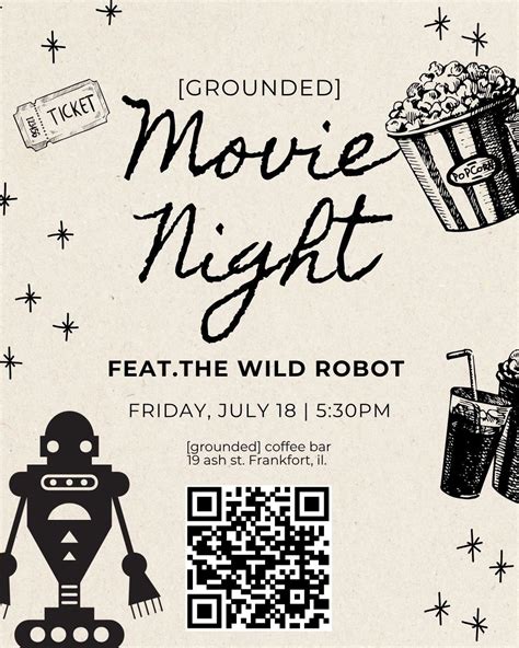 The Wild Robot Movie Night, 19 Ash Street, Frankfort, IL, United States ...