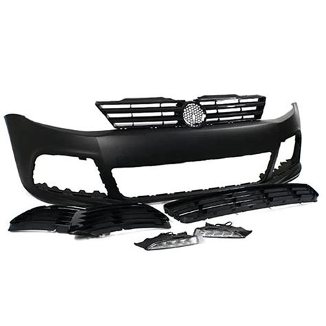 Jetta Mk6 2012-2014 Upgrade Facelift Convert R Line Style Front Bumper ...