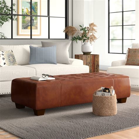Large Ottoman Coffee Table Leather at Dorothy Hood blog