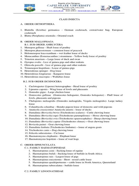 Image result for Class Insecta Label