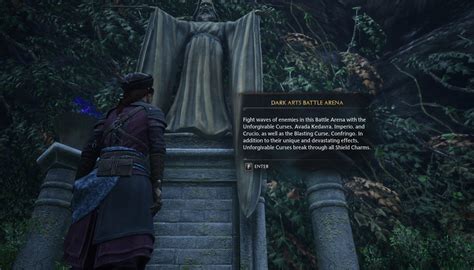 How to Unlock and Enter Hogwarts Legacy: Dark Arts Battle Arena ...