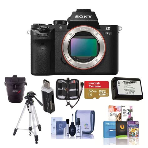 Sony alpha a7ii mirrorless body with pro kit – Artofit
