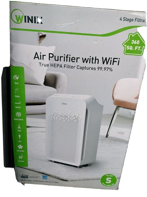 Winix C545 Air Purifier with Replacement Filters - White (1449587) for ...