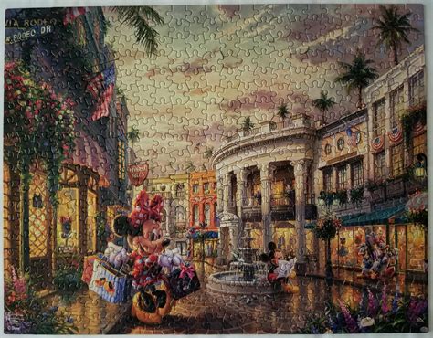 [ENTRY] Thomas Kinkade Disney Puzzle - 500 pieces : r/Jigsawpuzzles