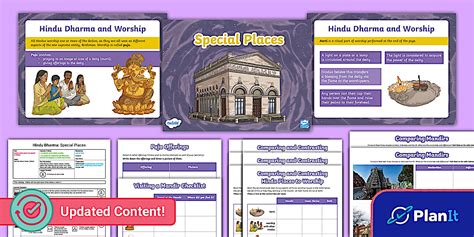 RE: Hindu Dharma: Special Places Year 3 Lesson Pack 3