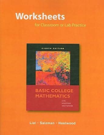 Buy Worksheets for Classroom or Lab Practice for Basic College ...