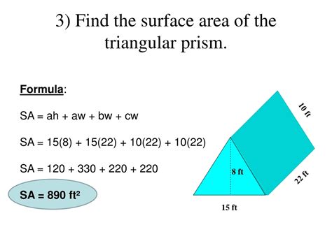 Rezultat imagine pentru Find Surface Area Triangular Prism Formula