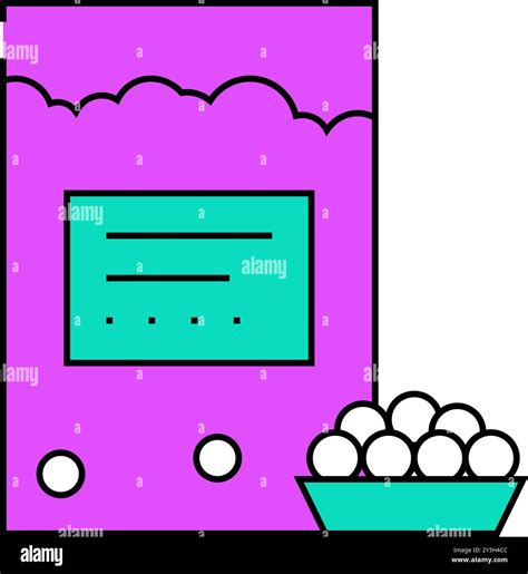 tapioca gluten free icon color illustration Stock Vector Image & Art ...