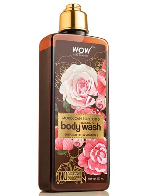 Buy WOW Skin Science Rose Otto Foaming Body Wash - No Parabens ...