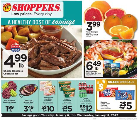 Shoppers Food & Pharmacy Ad Circular - 01/06 - 01/12/2022 | Rabato