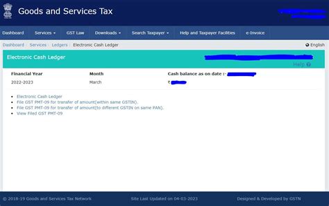 GSTN enabled option to utilize the amount in Cash Ledger of one GSTIN ...