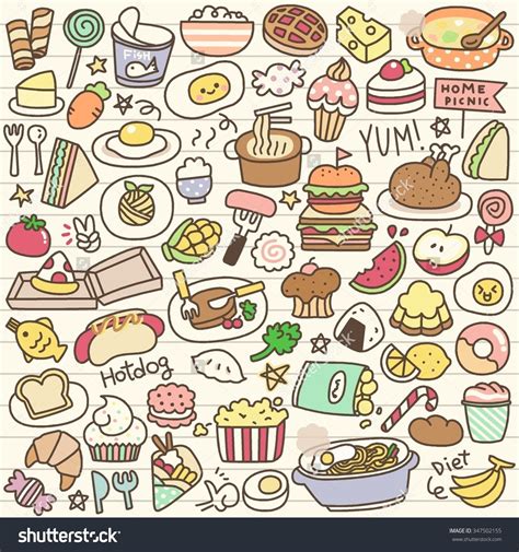Cute Drawings Of Food