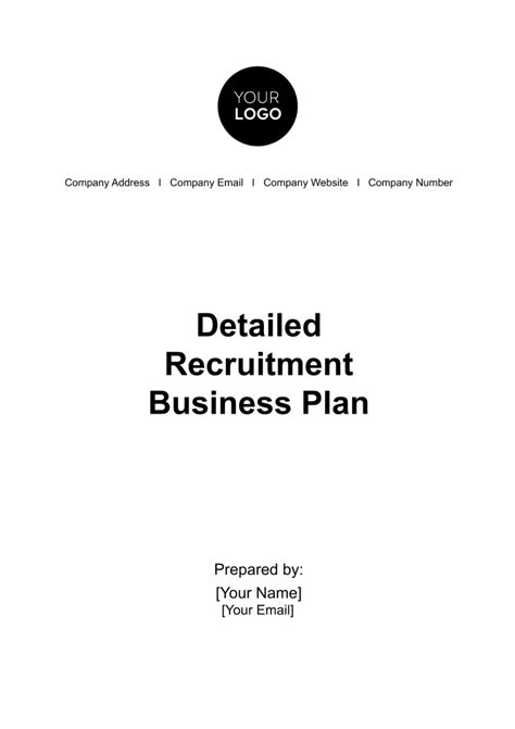 Recruitment Agency Business Plan Template 的图像结果