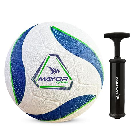 Buy Mayor Cyclone Football with Air Pump Football - Size: 5 (Pack of 1 ...