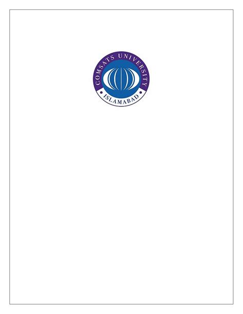 Literature review of articld - COMSATS UNIVERSITY ISLAMABAD Dept. of ...