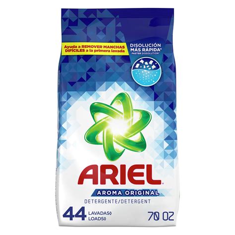 Ariel Original, 44 Loads Laundry Detergent Powder, 70 oz - Walmart.com ...
