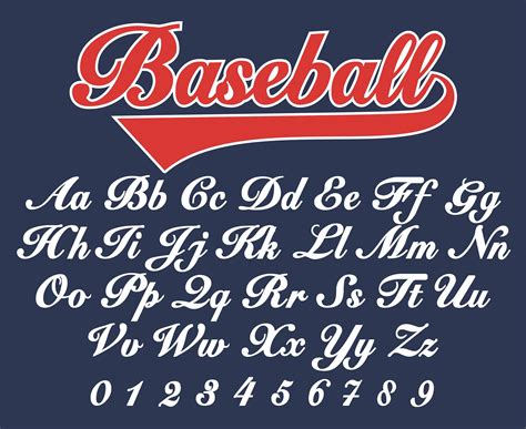 Image result for Baseball Script Font