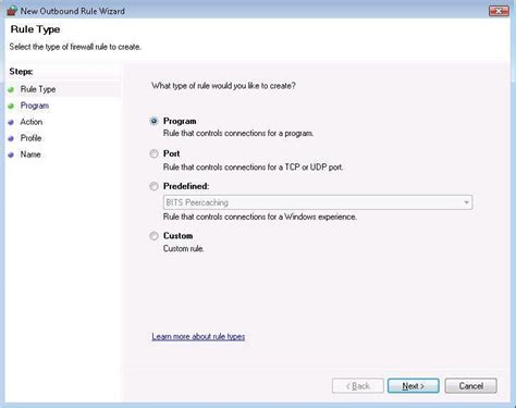 Image result for Windows Vista Firewall Block Program