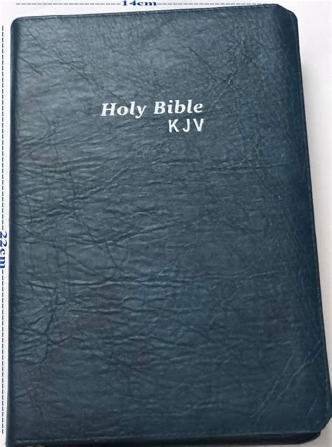 Holy Bible English KJV / Medium Size- Yellow Color Shade Paper: Buy ...