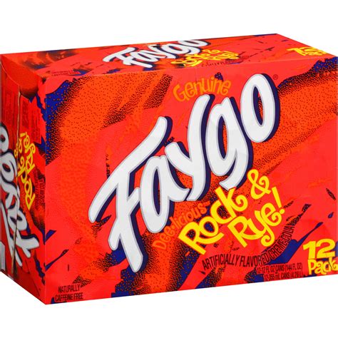 Faygo Rock & Rye Cream Soda Pop, 12 Fl Oz, 12 Pack Cans - Walmart.com