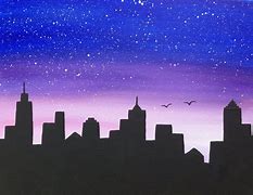 Image result for Simple Silhouette Painting