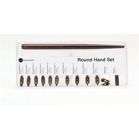 Manuscript Leonardt Dip Nib Set - Round Hand Set | Art Lounge