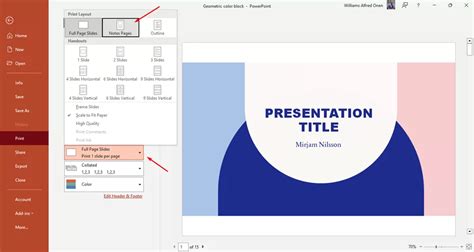 Image result for Tutorial Print Notes Page in PowerPoint