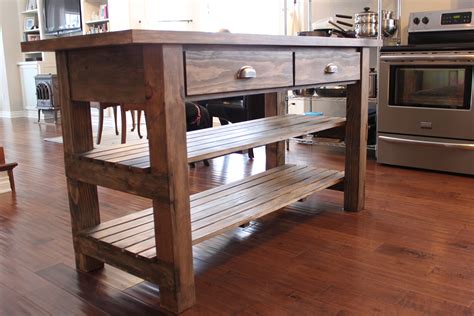 Butcher Block Shelving Unit