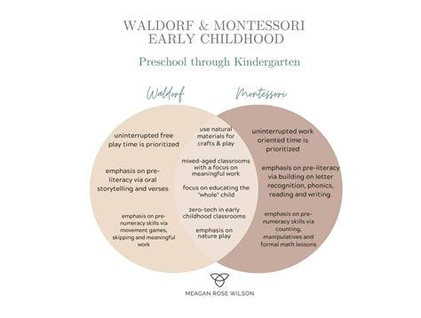 Waldorf, Montessori Venn Diagram - Meagan Rose Wilson - Holistic ...