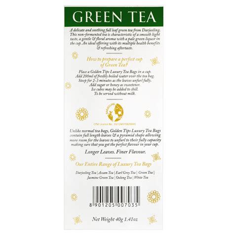 Buy Premium Tea Bags Online – Golden Tips Tea (India)
